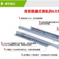 隱藏式三節(jié)緩沖滑軌介紹。
